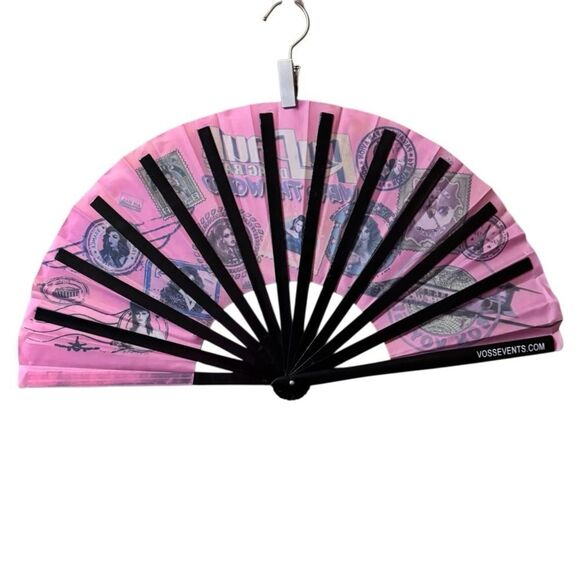 RuPaul’s Drag Race – WERQ the World Tour Pink Folding Fan, EUC - Picture 2 of 5